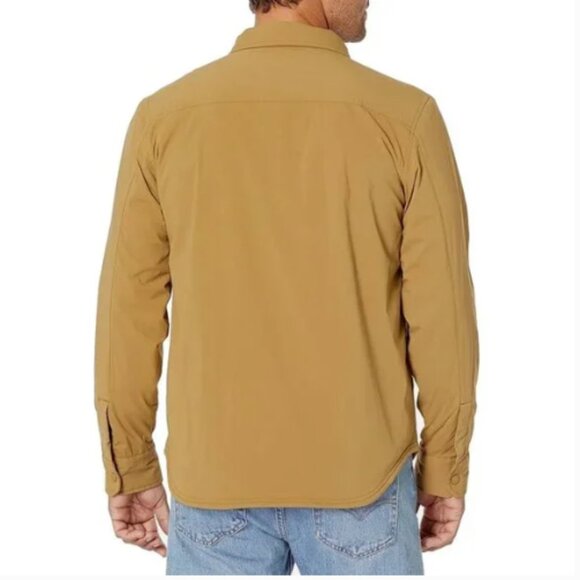 NWT Wolverine Tan Guide Eco Fleece Lined Pocket Shirt Jacket Coat Men's S & M - Picture 2 of 3